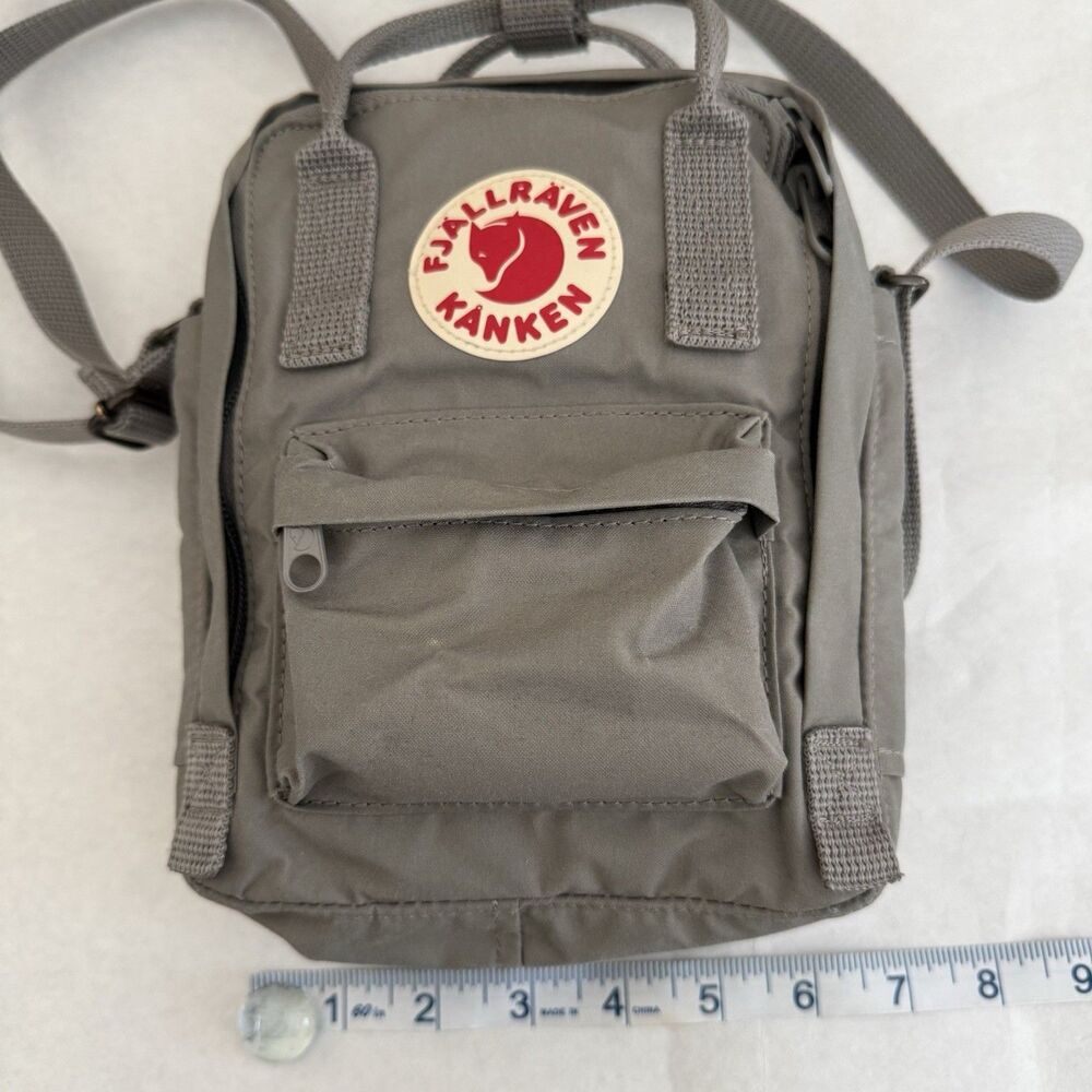 Fjallraven Kanken Mini Sling Bag Cross Body Bag Light Gray Fog 23797 - Picture 5 of 10